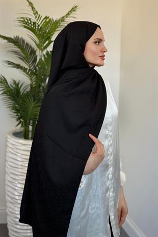 Cielo Desenli Şal Siyah