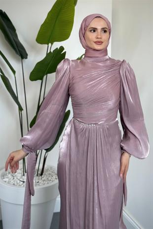 Cleane Beli Taşlı Ja Jan Abiye Pudra