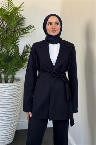 Daizy Blazer Ceket Takım Lacivert
