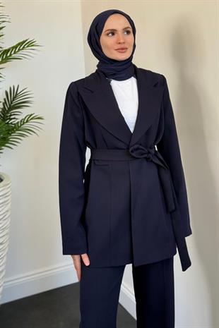 Daizy Blazer Ceket Takım Lacivert