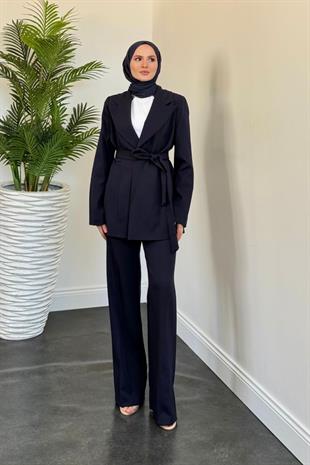 Daizy Blazer Ceket Takım Lacivert