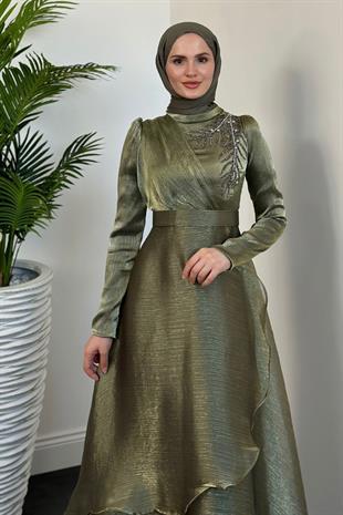 Ervah Taş Detay Abiye Haki
