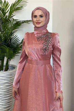 Ervah Taş Detay Abiye Pudra