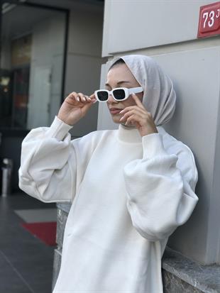 Firuze Triko Takım Beyaz