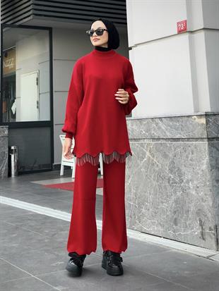 Firuze Triko Takım Bordo