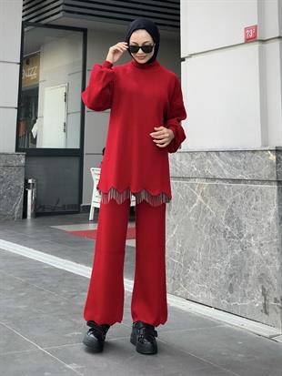 Firuze Triko Takım Bordo