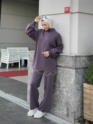 Firuze Triko Takım Mürdüm