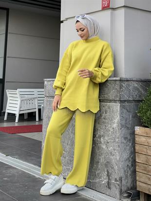 Firuze Triko Takım Yağ Yeşili