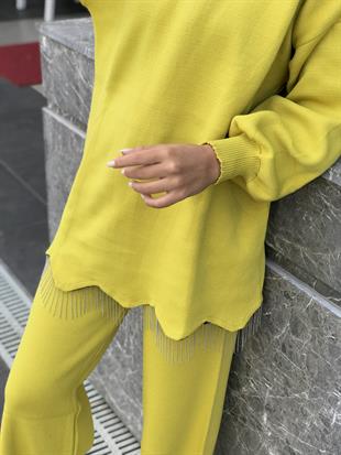 Firuze Triko Takım Yağ Yeşili