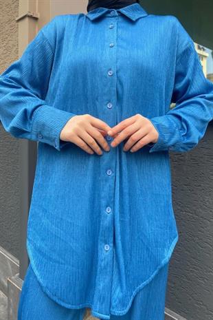 Fitilli Takım İndigo