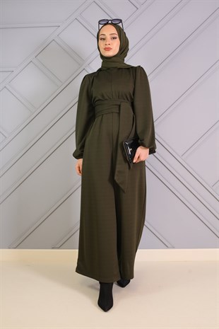 Geniş Paça Tulum Haki