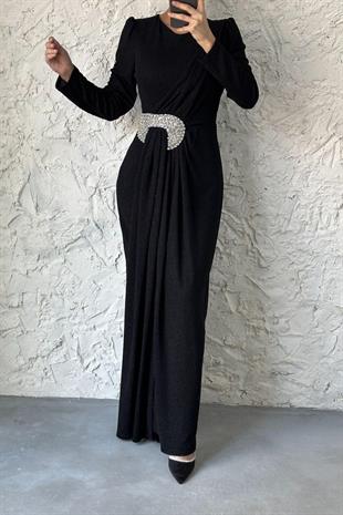 Havin Simli Abiye Siyah