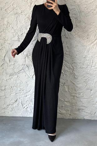 Havin Simli Abiye Siyah