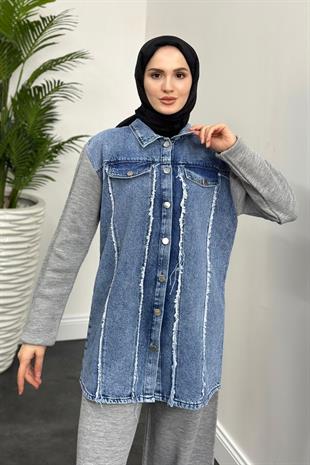 Henna Triko Takım Gri