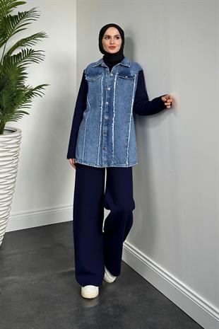 Henna Triko Takım Lacivert