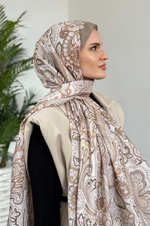 Hitit Desen Şal Vizon