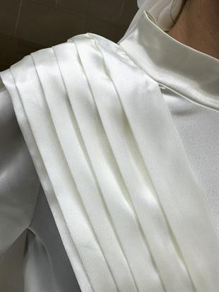 İnna Saten Abiye Krem