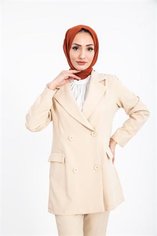 İspanyol Paça Ceketli Takım Taş