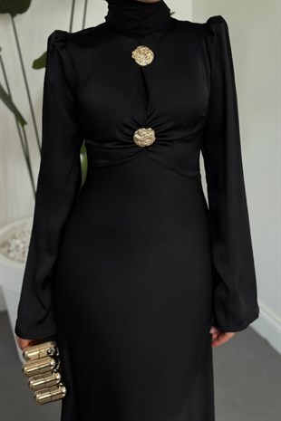 Jaumel Balık Abiye Siyah