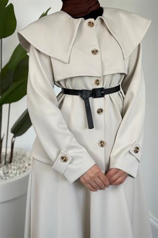 Jose Kemerli Etekli Takım Krem