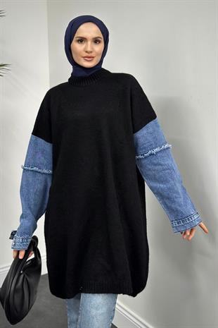 Kelly Triko Kazak Siyah (mavili)