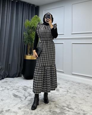 Kolu Fırfırlı Jile Füme