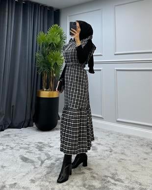 Kolu Fırfırlı Jile Füme