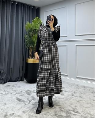 Kolu Fırfırlı Jile Füme