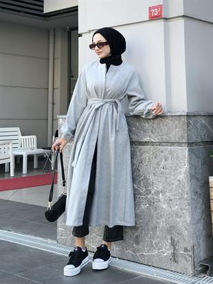 Larimar Kemerli Kaban Gri