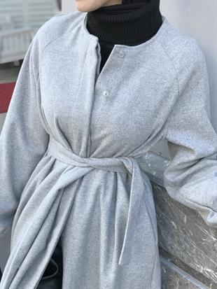 Larimar Kemerli Kaban Gri