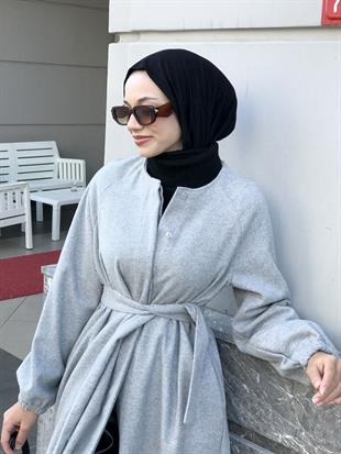 Larimar Kemerli Kaban Gri