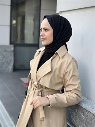 Laris Cepken Trençkot Krem