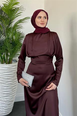 Lavia Kalem Elbise Mürdüm