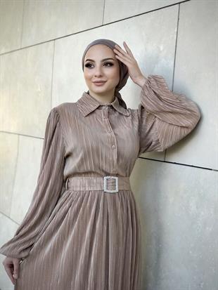 Lena Piliseli Elbise Vizon