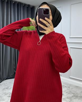 Lena Triko Takım Bordo