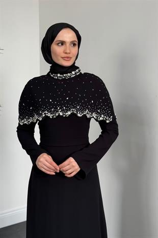 Lenka Zikzak Abiye Siyah