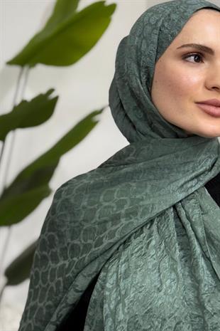 Loiren Bloom Desen Şal Mint