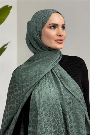 Loiren Bloom Desen Şal Mint