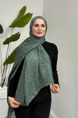 Loiren Bloom Desen Şal Mint