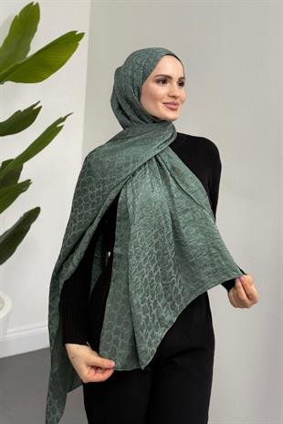 Loiren Bloom Desen Şal Mint