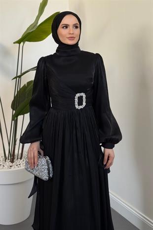 Mahsa Tokalı Janjan Abiye Siyah