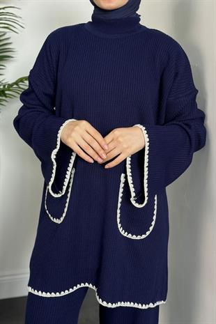 Mallory Cepli Triko Takım Lacivert