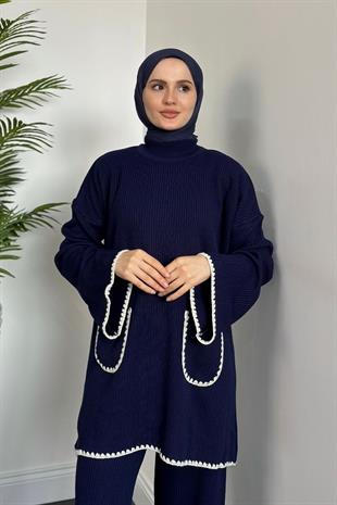 Mallory Cepli Triko Takım Lacivert