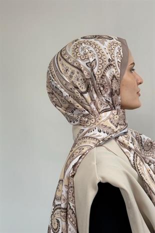 Mangala Desenli Şal Vizon