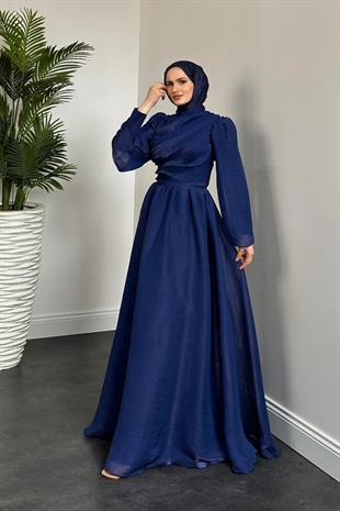 Margaret Drape Janjan Abiye Lacivert