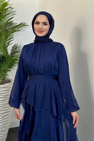 Marissa Kat Kat  Elbise Lacivert