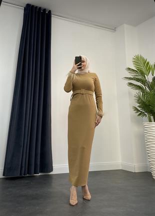 Martina Kemerli Triko Elbise Vizon