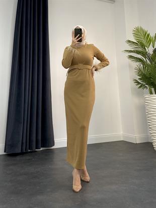 Martina Kemerli Triko Elbise Vizon