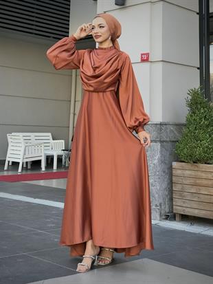 Matmazel Saten Abiye Kremit