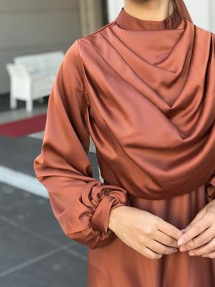 Matmazel Saten Abiye Kremit